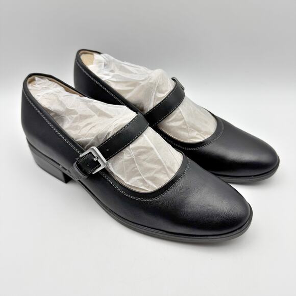 Soul Naturalizer Womens Ramona Mary Jane Flats US 7 Wide EU 37 Black NIB - Picture 6 of 13